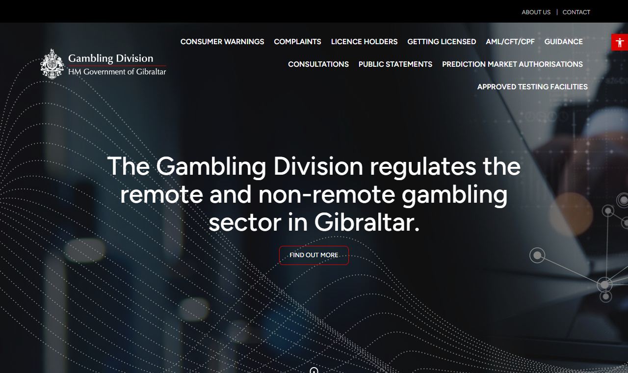 Gibraltar Gambling Division – Website zum regulatorischen Hintergrund von Gibraltar-Casinos